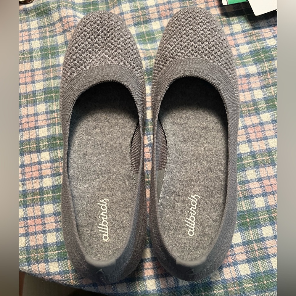 All birds flats grey size 7